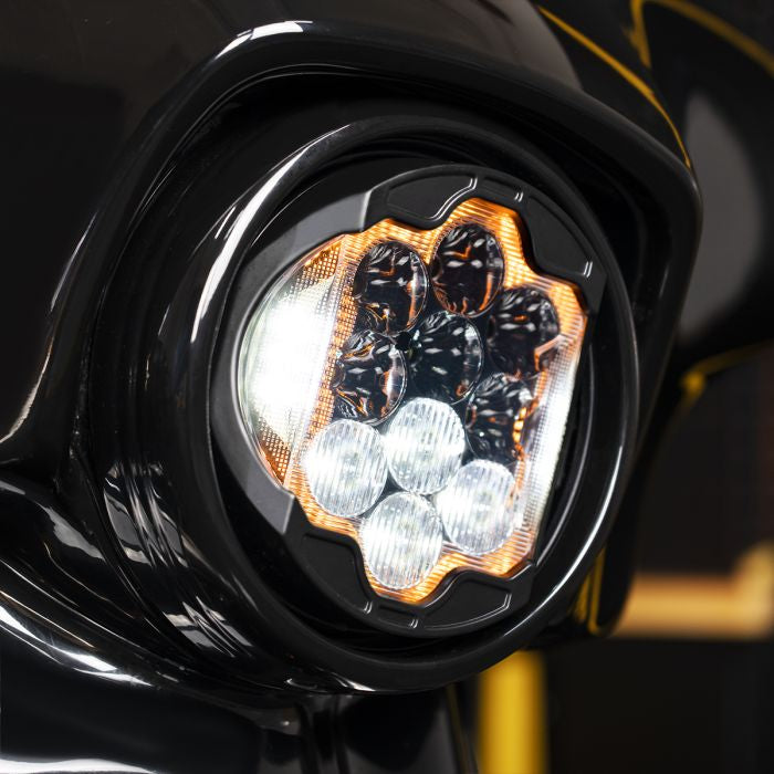 hogworkz performance led headlight harley