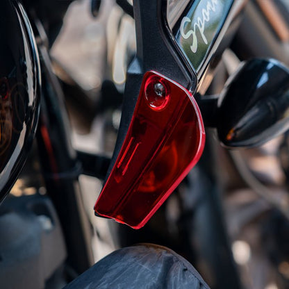 low rider st fairing wind deflectors red