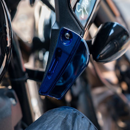 low rider st fairing deflectors blue