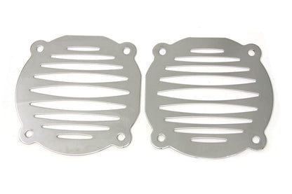Chrome Milled Slots Speaker Grill Set