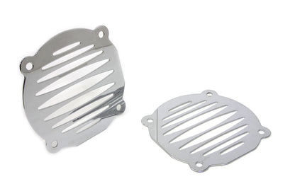 Chrome Milled Slots Speaker Grill Set