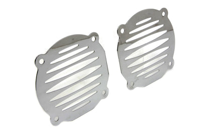 Chrome Milled Slots Speaker Grill Set