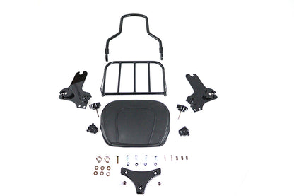 Gloss Black Sissy Bar and Rack