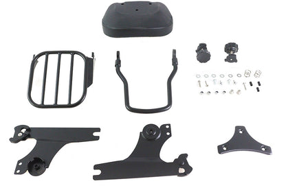 Gloss Black Sissy Bar and Rack