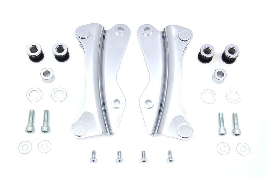 4 Point Docking Hardware Kit Chrome