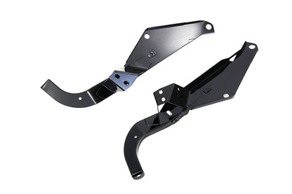 Heavy Duty Outer Fairing Support Bracket Set Black