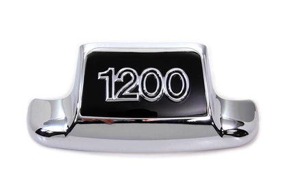 Chrome and Black Rear Fender Tip 1200