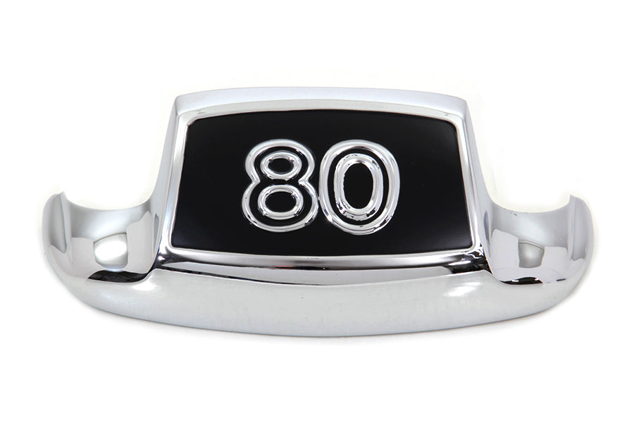 Chrome Front Fender Tip 80" with Inlay