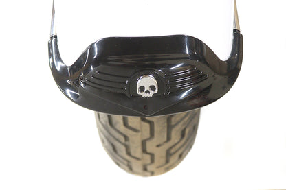Skull Front Fender Tip Black