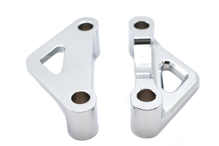 Front Fender Mount Spacer Set Chrome