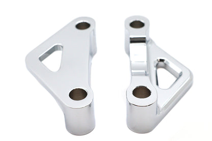 Front Fender Mount Spacer Set Chrome