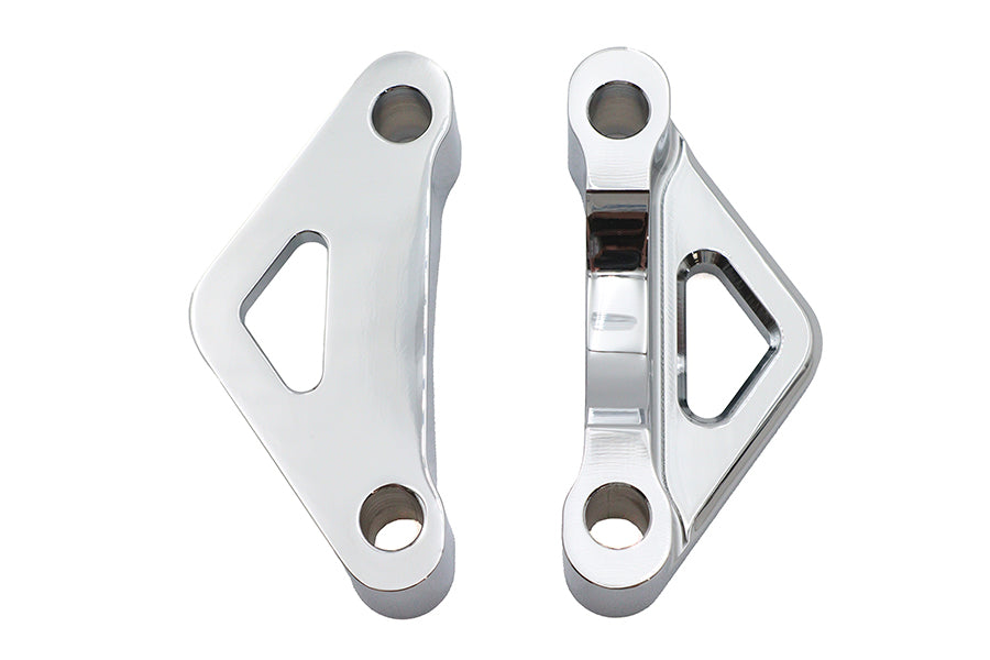 Front Fender Mount Spacer Set Chrome