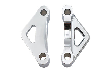 Front Fender Mount Spacer Set Chrome