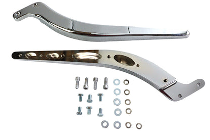 Curved Fender Strut Set Chrome