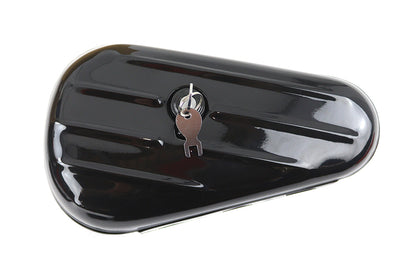 Oval Right Side Black Tool Box