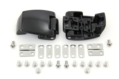 Black Tour-Pak Luggage Hinge Kit