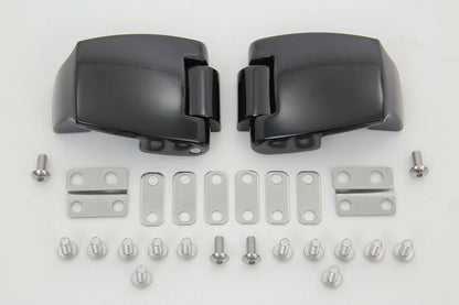 Black Tour-Pak Luggage Hinge Kit