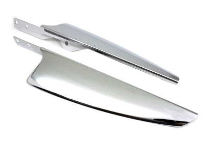 Chrome Windshield Deflector Set