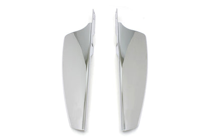 Chrome Windshield Deflector Set