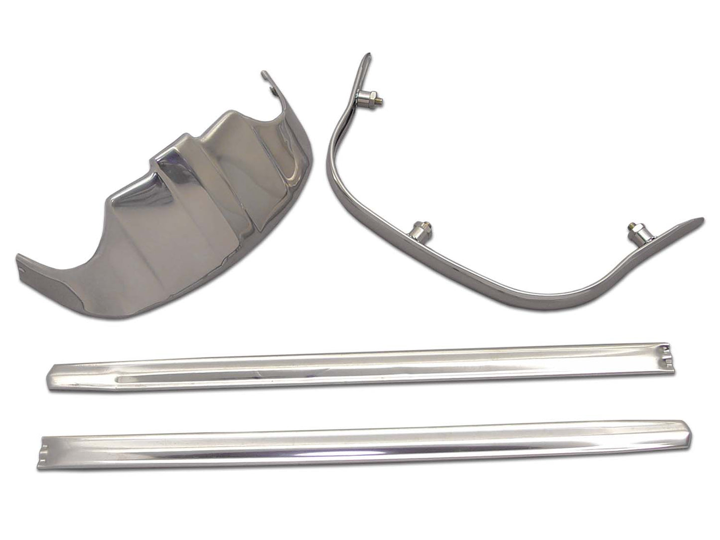 Stainless Steel Front Fender Tip Kit