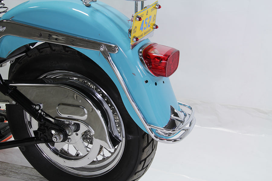 Rear Fender Rail Trim Chrome