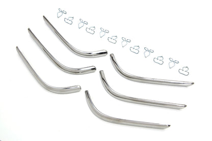 Replica Rear Fender Trim Set Sargent Stripe Style