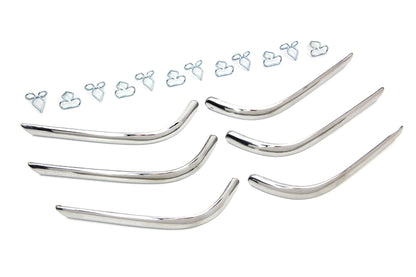 Replica Rear Fender Trim Set Sargent Stripe Style