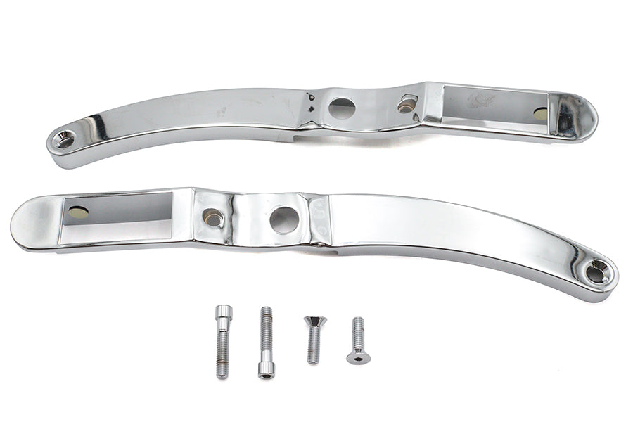 Rear Fender Strut Cover Set Chrome