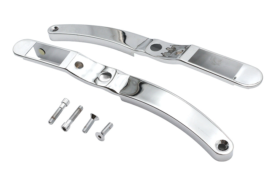 Rear Fender Strut Cover Set Chrome