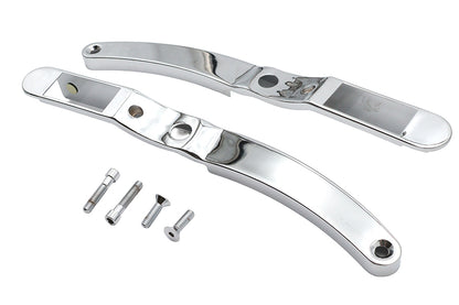 Rear Fender Strut Cover Set Chrome