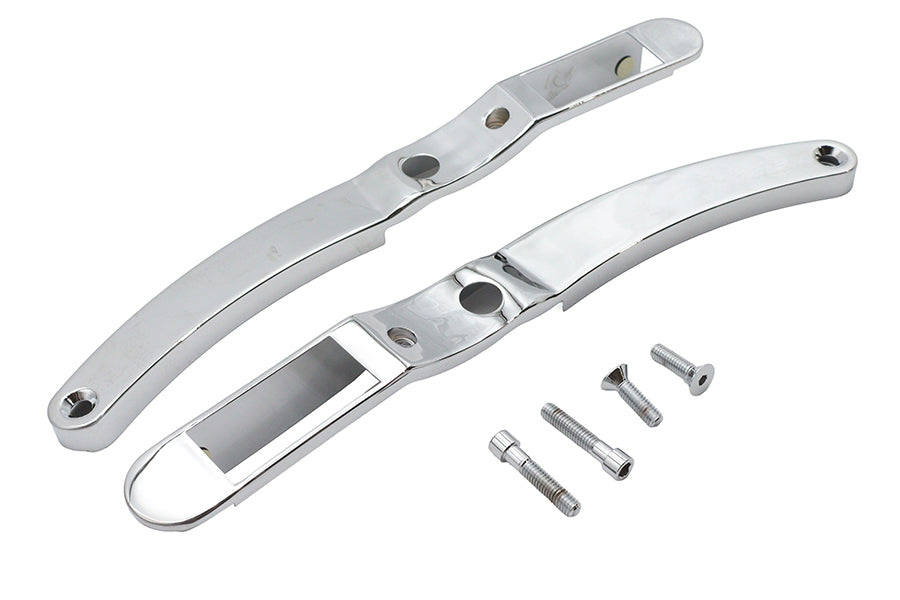 Rear Fender Strut Cover Set Chrome