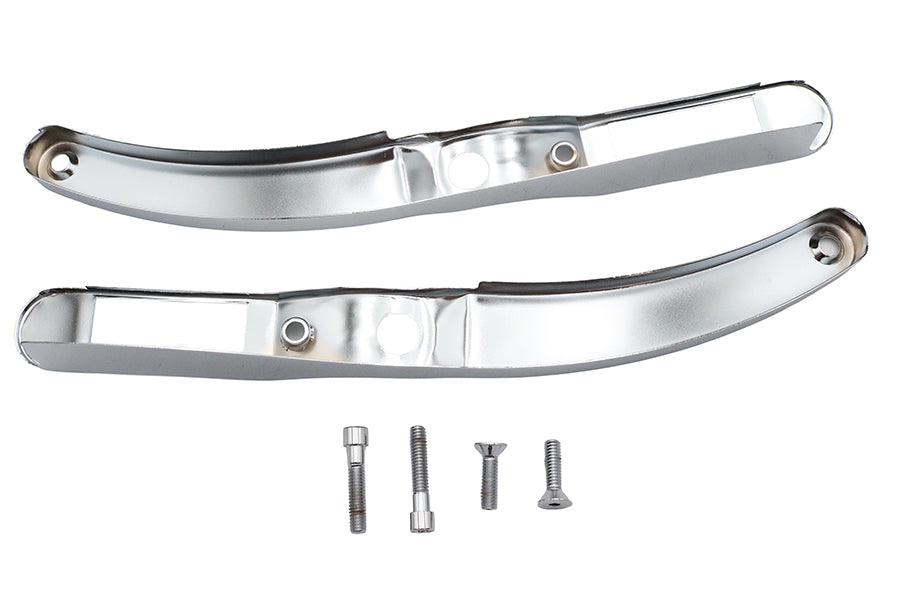 Rear Fender Strut Cover Set Chrome