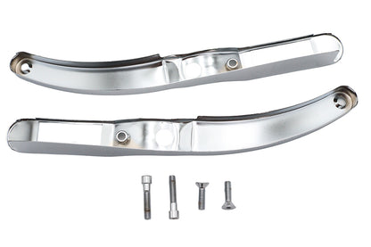 Rear Fender Strut Cover Set Chrome