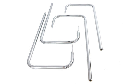 Chrome Saddlebag Rail Set