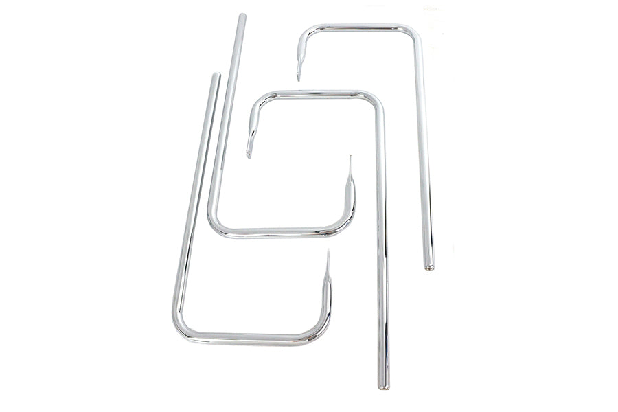 Chrome Saddlebag Rail Set