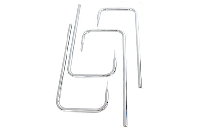 Chrome Saddlebag Rail Set