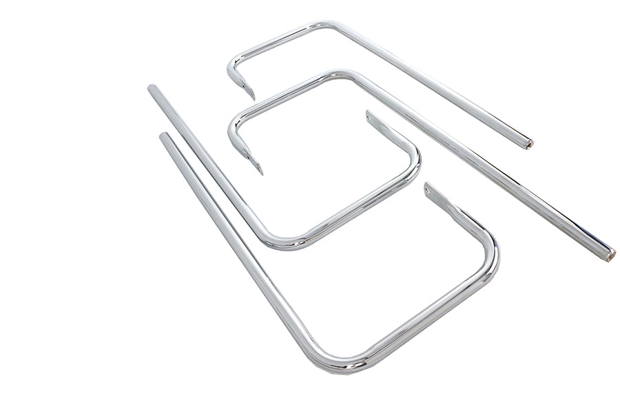 Chrome Saddlebag Rail Set