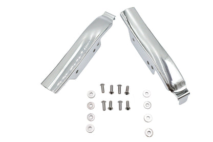 Saddlebag Rear Filler Strip Set Chrome