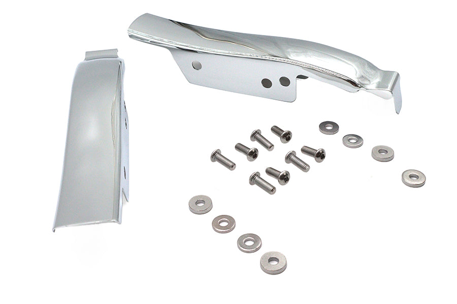 Saddlebag Rear Filler Strip Set Chrome
