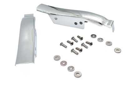 Saddlebag Rear Filler Strip Set Chrome