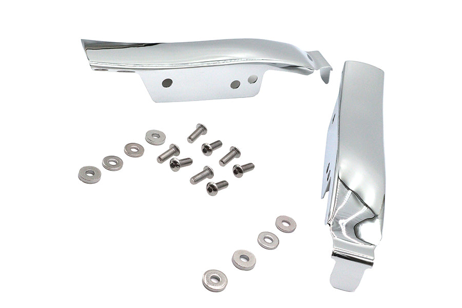 Saddlebag Rear Filler Strip Set Chrome