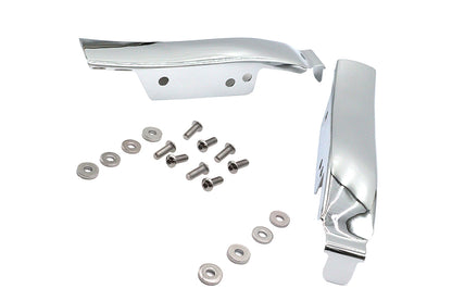 Saddlebag Rear Filler Strip Set Chrome