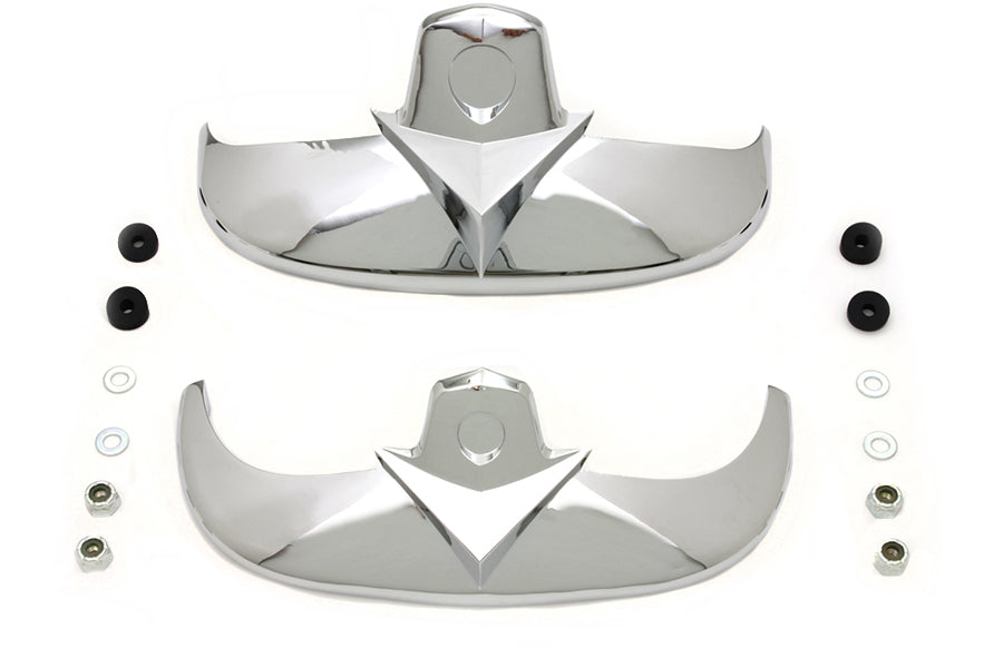 Chrome Fender Tip Set