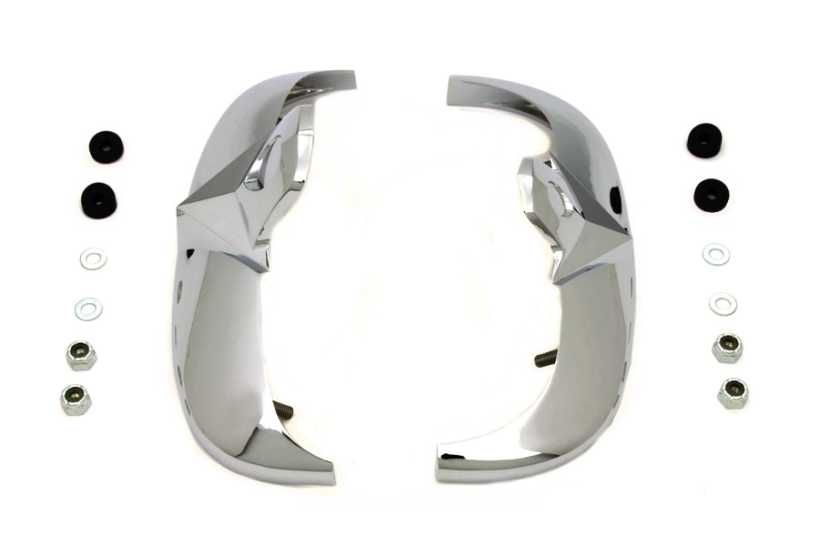 Chrome Fender Tip Set