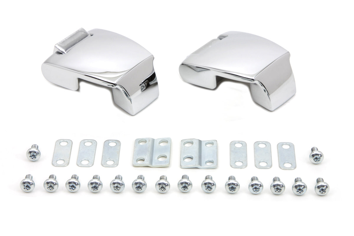 Chrome Tour-Pak Luggage Hinge Kit