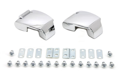 Chrome Tour-Pak Luggage Hinge Kit