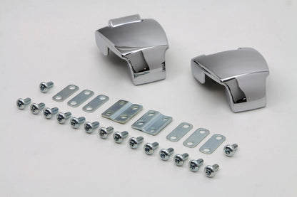 Chrome Tour-Pak Luggage Hinge Kit