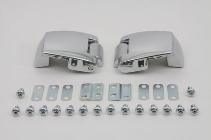 Chrome Tour-Pak Luggage Hinge Kit