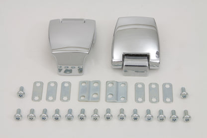 Chrome Tour-Pak Luggage Hinge Kit