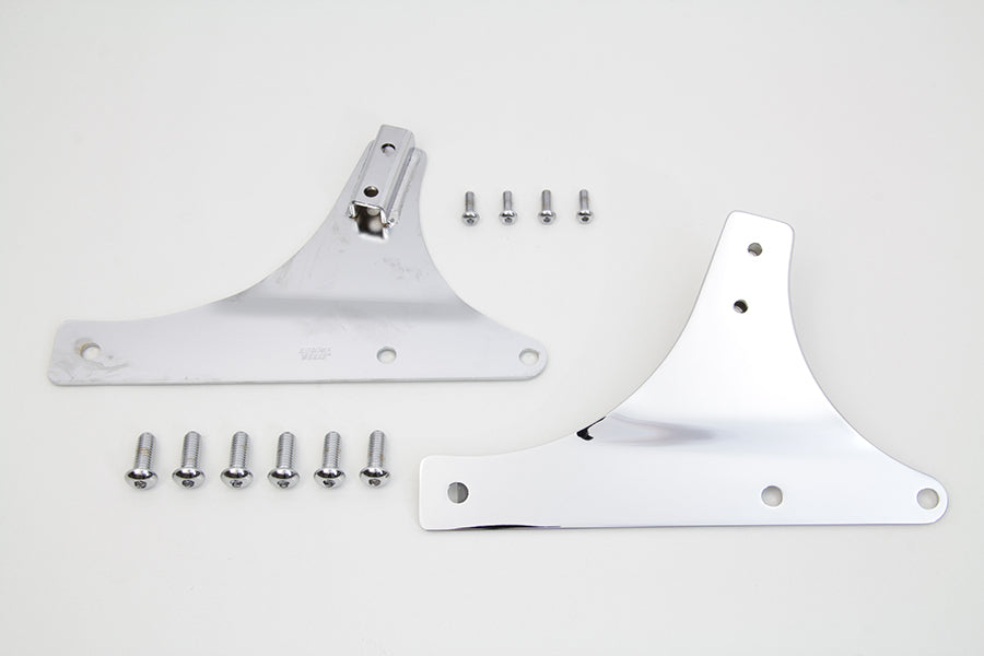Sissy Bar Side Plate Set Chrome
